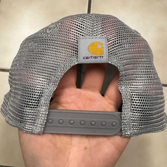 NWT Men’s Carhartt Mesh Back Quality Patch Trucker Cap Hat - Picture 3 of 4